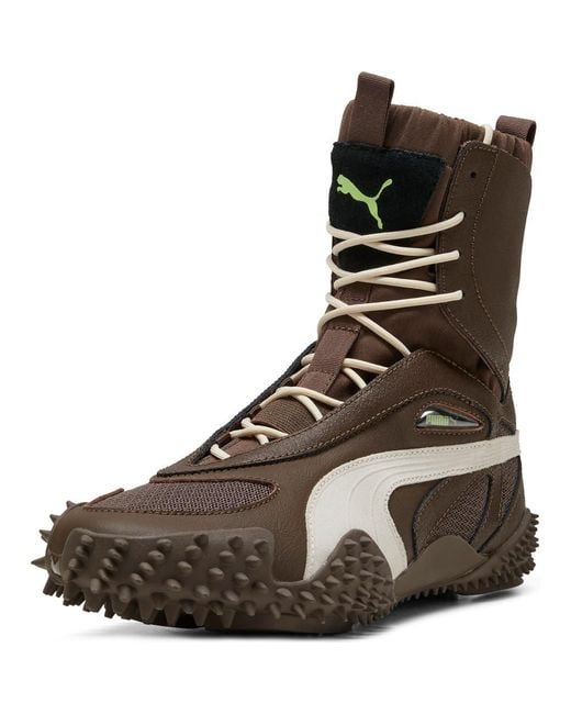 PUMA Brown Mostro Mid Sneaker Boot