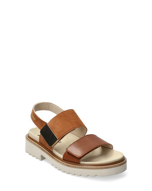 Mephisto Brown Violane Platform Sandal