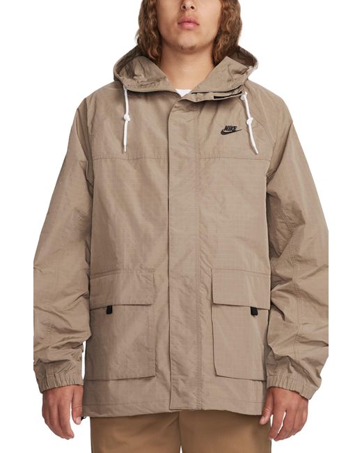 Nike Brown Club Bowline Water Repellent Jacket for men