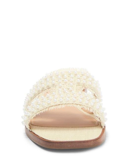 Steve Madden White Hazel Slide Sandal