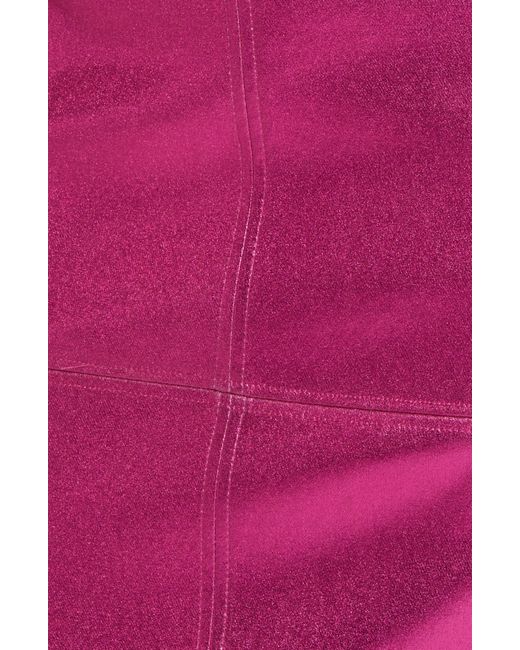 NIKKI LUND Pink iggy Metallic Maxi Skirt