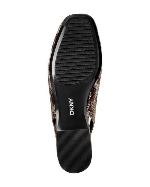 DKNY Black Darrow Slingback Flat