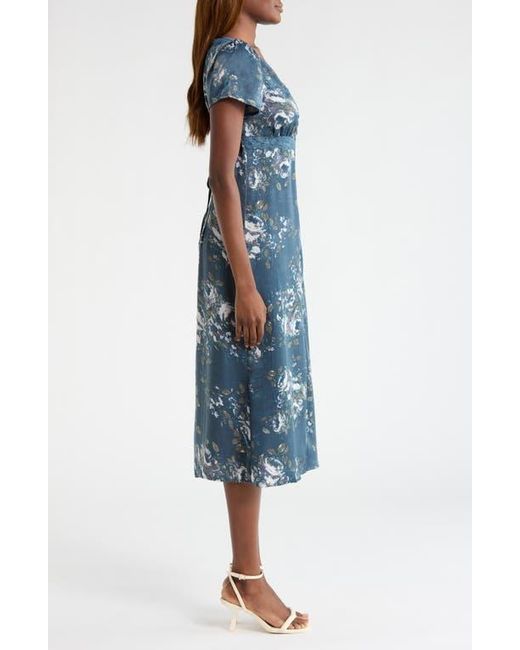 lucky brand blue dress Dress Casual Maxi By Lucky Brand In Blue & White, Size:L  Clothes Mentor  Portage MI #270