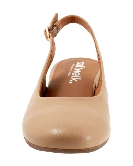 Softwalk® Brown Largo Slingback Pump