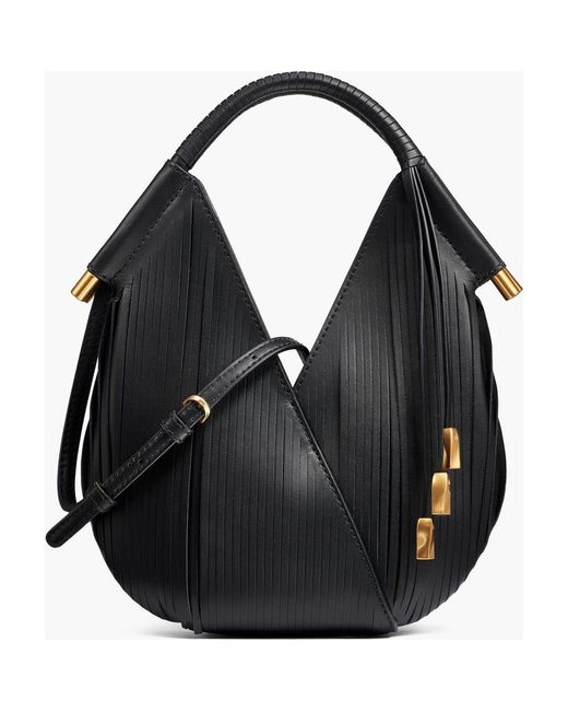 Donna Karan Black Baldwin Lasercut Micro Crossbody
