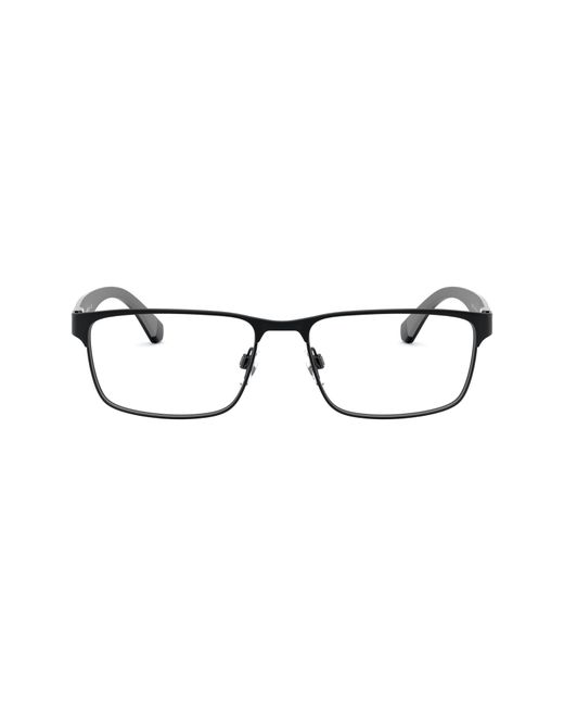 Emporio Armani Multicolor 56Mm Rectangular Optical Glasses for men