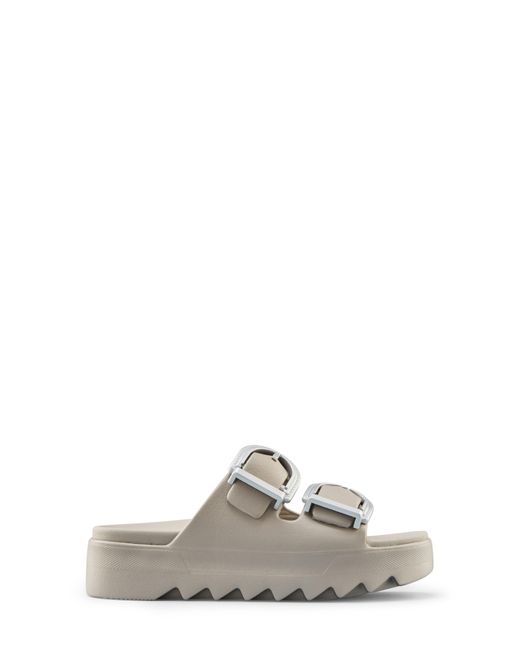 Cougar Shoes White Piknik Waterproof Platform Slide Sandal