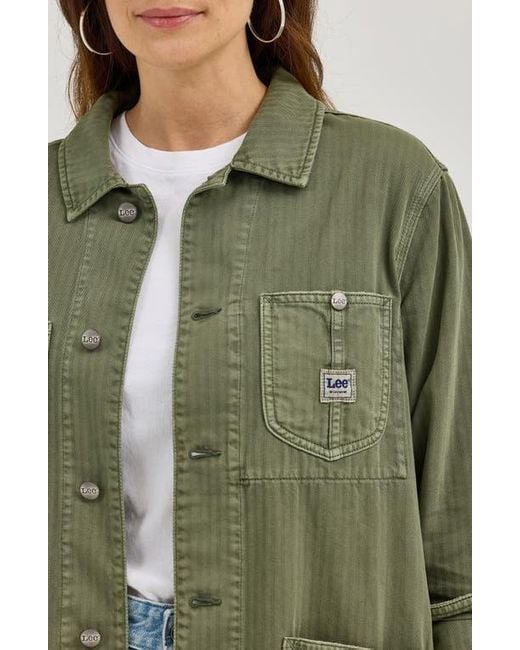 Lee Jeans Green Chore Jacket