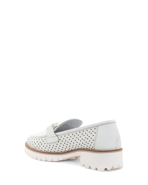 Ara White Kegon Loafer
