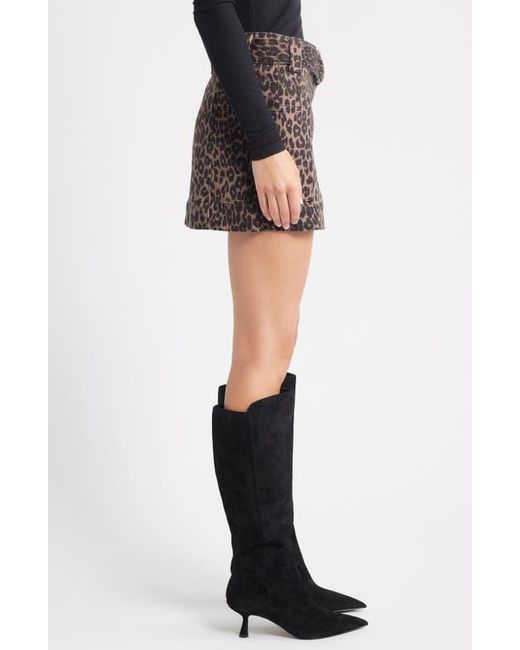 Rails Brown Deanna Belted Skirt