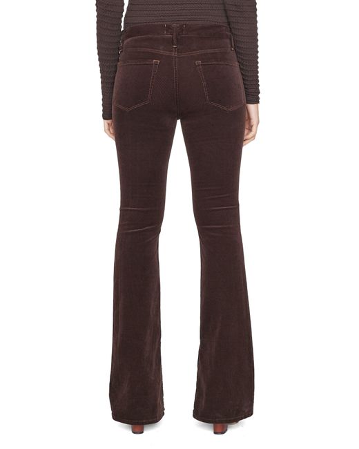 FRAME Brown Le Mini Boot Side Slit Bootcut Corduroy Jeans