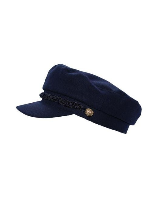 ZZDNU Lauren Ralplh Lauren Blue Wool Brim Cap