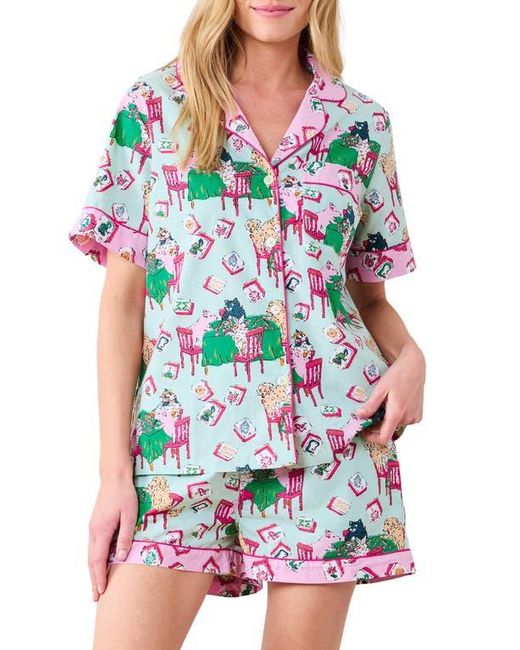 Printfresh White Short Organic Cotton Pajamas Set