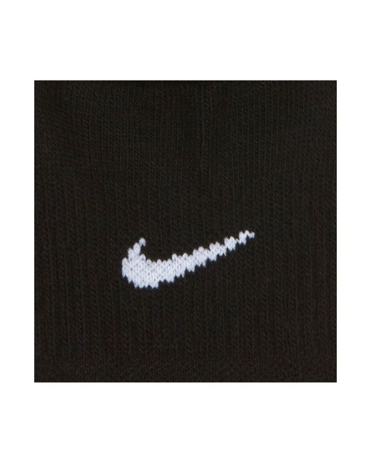Nike Black 3-pack Everyday Plus No-show Socks