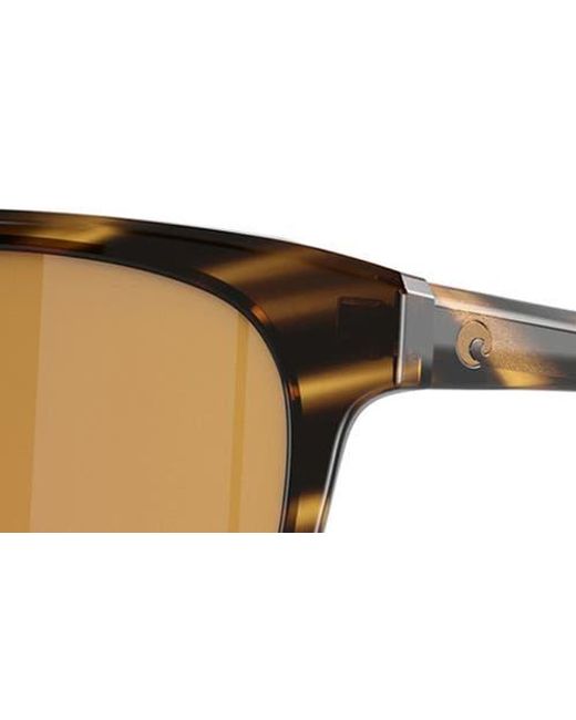 Costa Del Mar Brown Phantos 57Mm Polarized Sunglasses for men