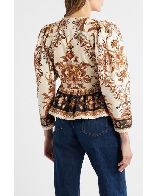 Farm Rio Natural Majestic Garden Cotton Top