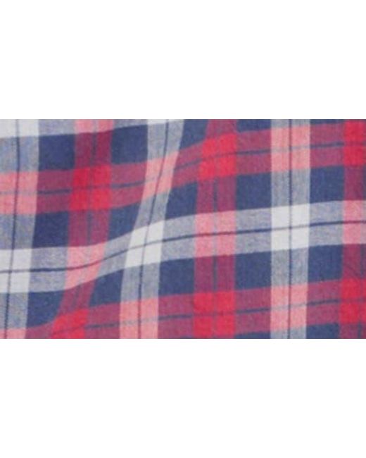 Vineyard Vines Purple Overlook Regular Fit Plaid Cotton Madras Button-Up Shirt for men
