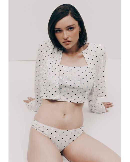 CUUP White The Thong
