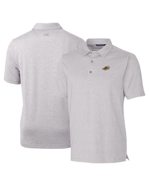 Cutter & Buck Gray Akron Rubberducks Forge Heathered Stretch Polo At Nordstrom for men