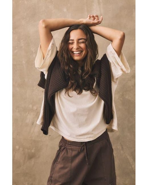 The Simple Folk Natural The Oversized Tee