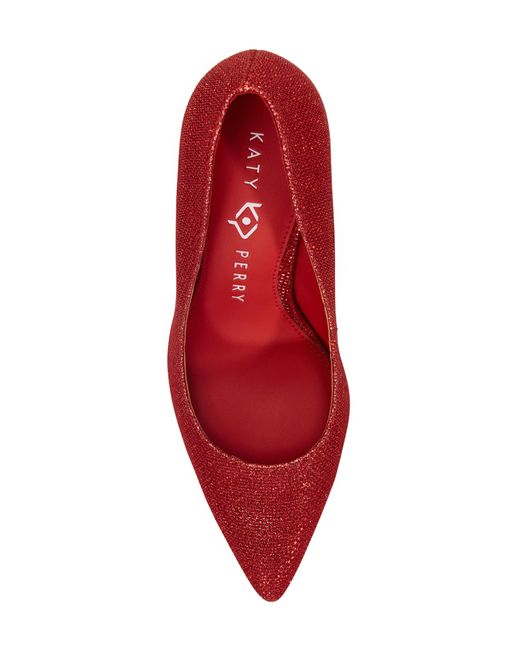 Katy Perry The Canidee Pointy Toe Pump in Red | Lyst