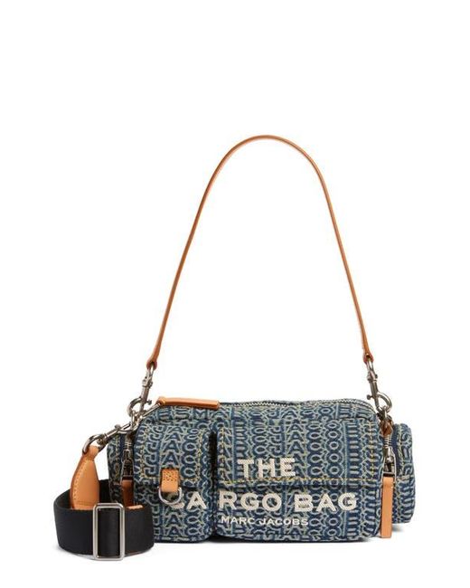 Marc Jacobs Multicolor The Cargo Monogram Denim Shoulder Bag