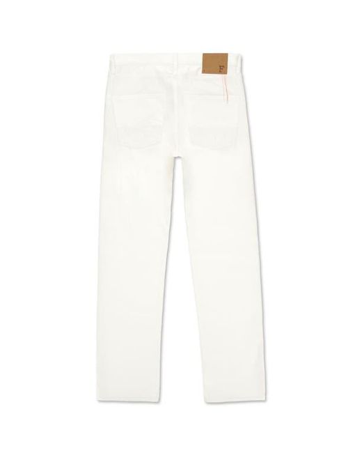 Fortela White 356 Jaky Japan Selvedge 5-Pocket Regular Fit Denim for men