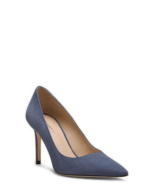Stuart Weitzman Blue Stuart Power 85 Pump