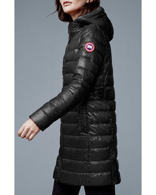 Canada Goose Black Cypress Packable Hooded 750-fill-power Down Puffer Coat