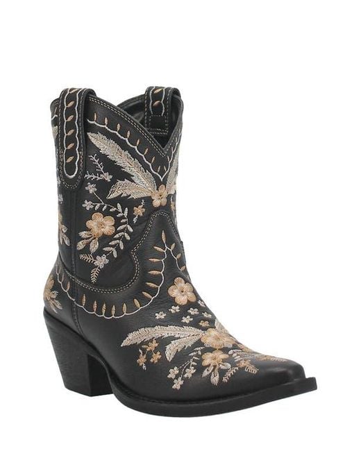 Dingo Black Primrose Western Boot