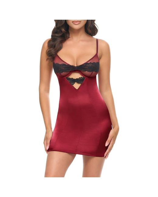 Oh La La Cheri Red Serena Underwire Chemise