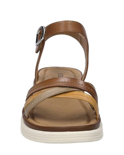 Josef Seibel Multicolor Sevran Ankle Strap Platform Wedge Sandal