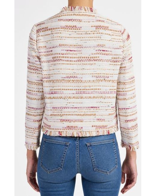 Santorelli White Reggie Cropped Jacket