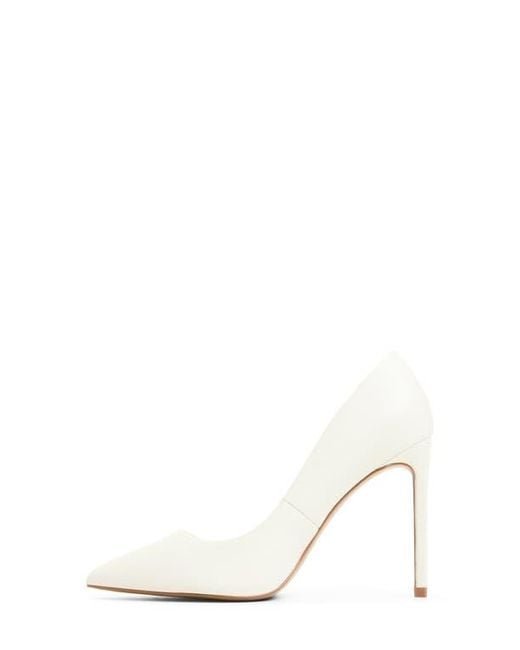 ALDO White Lala Pointed Toe Pump