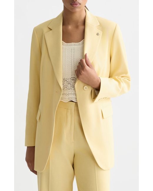 Scotch & Soda Natural One-Button Blazer