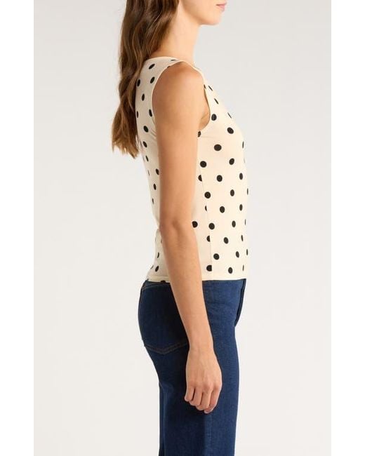 Reformation Natural Dusk Sleeveless Knit Top