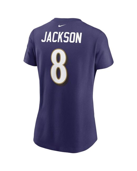 Nike Men's Baltimore Ravens Name & Number T-Shirt - Lamar Jackson - Black