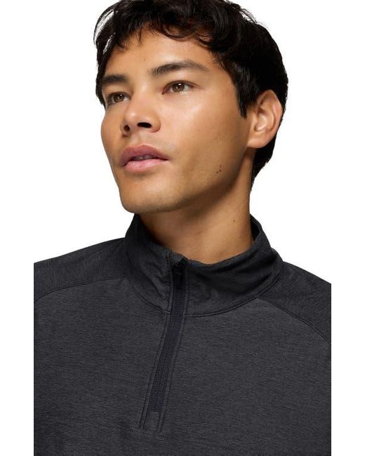 Prana Black Altitude Tracker Performance Quarter Zip for men