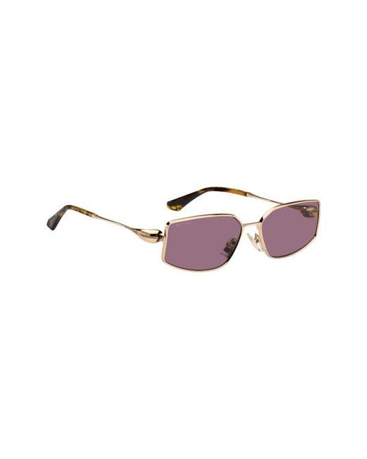 Etro Purple 59Mm Rectangular Sunglasses
