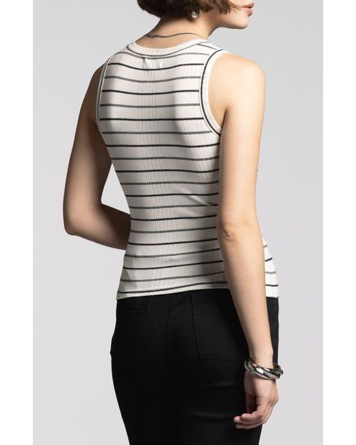 WEEKEND LOS ANGELES Multicolor Alessandra Stripe Rib Tank