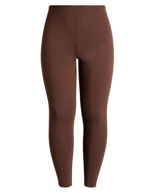 24seven Comfort Apparel White Comfortable Ankle Leggings