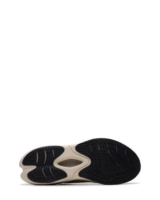 Clarks White Pace Lace-Up Sneaker for men