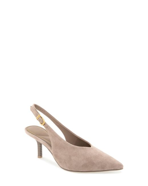 Kenneth Cole Pink Ulysses Pointed Toe Slingback Pump