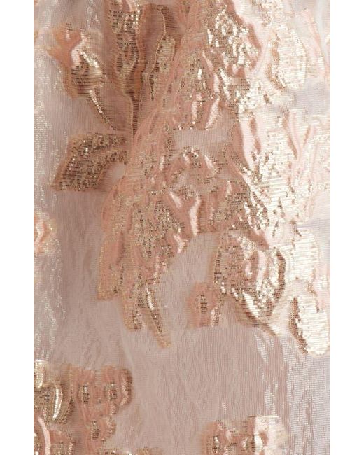 Lulus Natural Ayla Jacquard Minidress