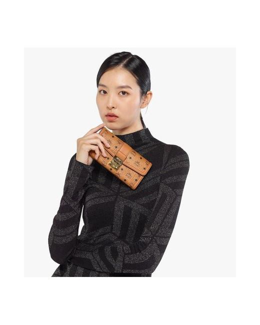 MCM Brown Tracy Wallet On Chain