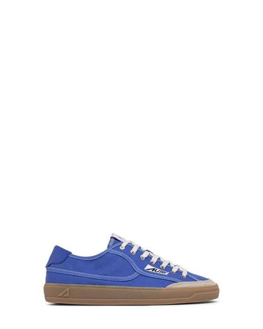 Autry Blue Windscape Low Leather Sneaker