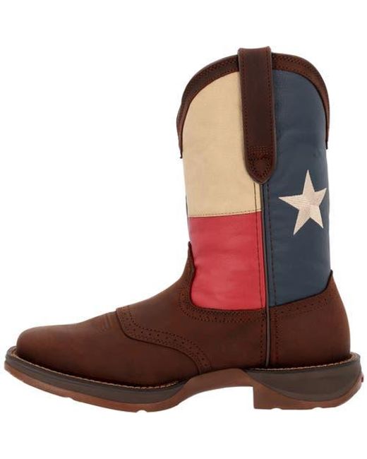 Durango Brown Texas Flag Western Boot for men