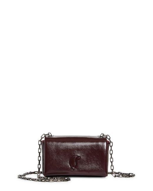Christian Louboutin Brown Loubi54 Soft Naplak Leather Shoulder Bag