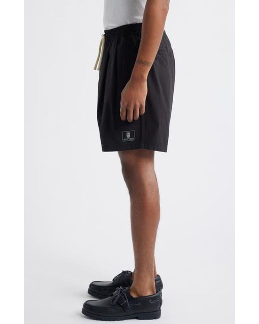 Standard Issue Blue Camp Pleated Shorts for men