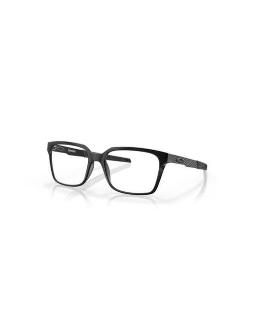 Oakley Black 53Mm Rectangle Optical Glasses for men